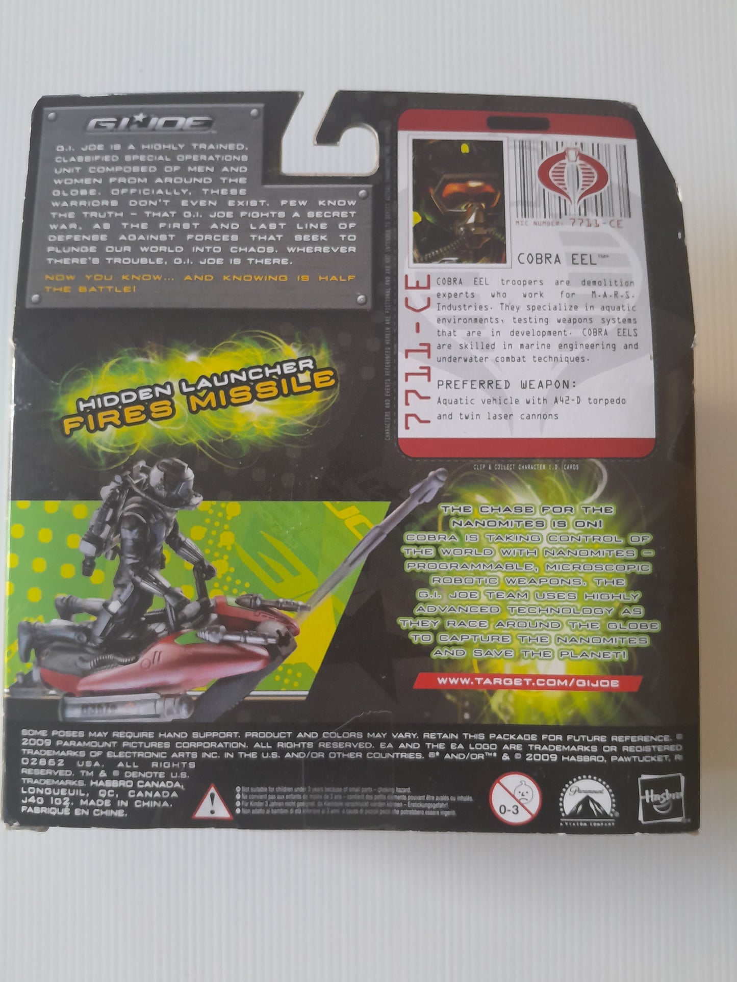 Gi Joe Rise Of Cobra Cobra-Eel With Wavecrusher