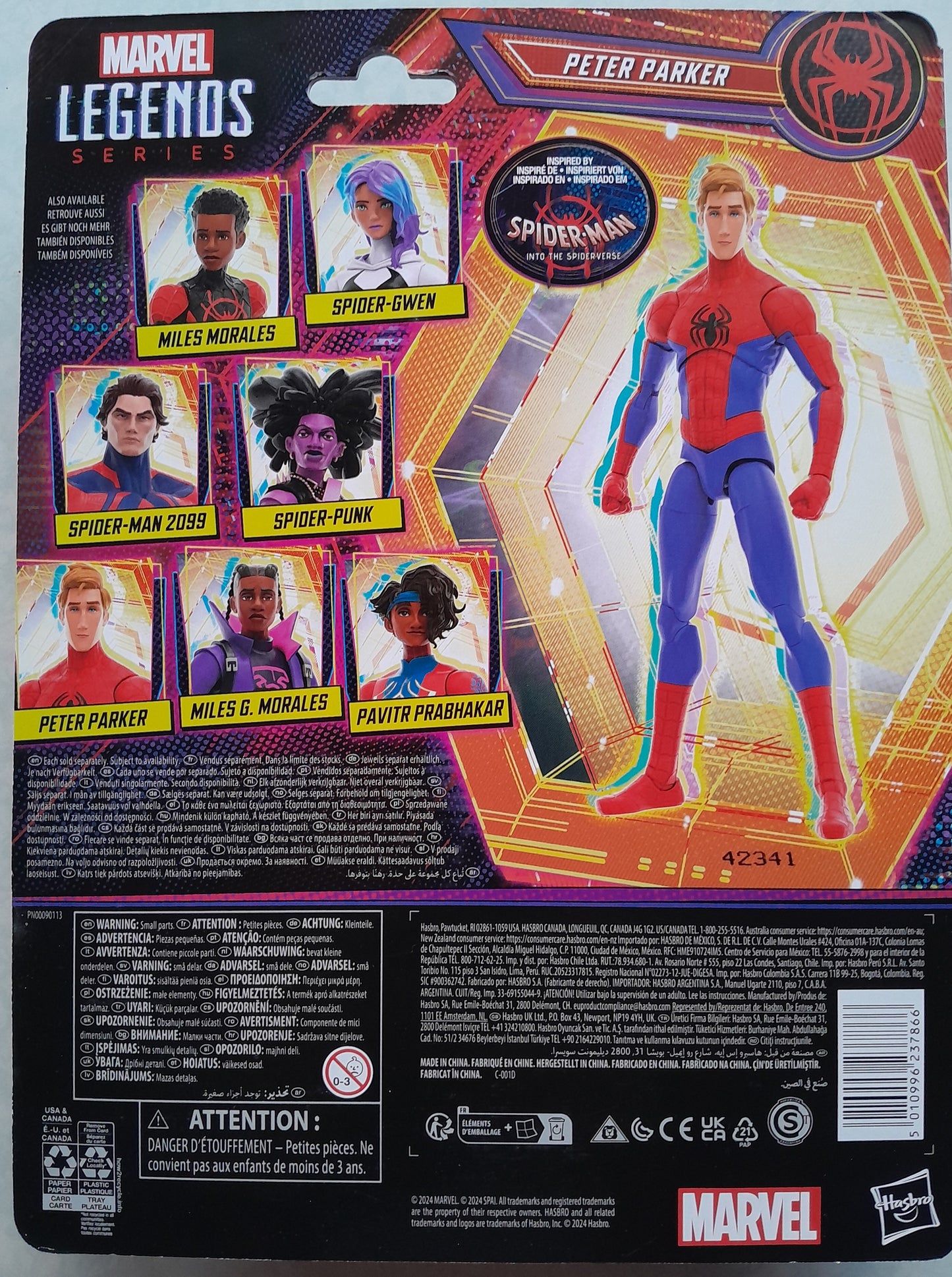 Marvel Legends Spiderman Peter Parker