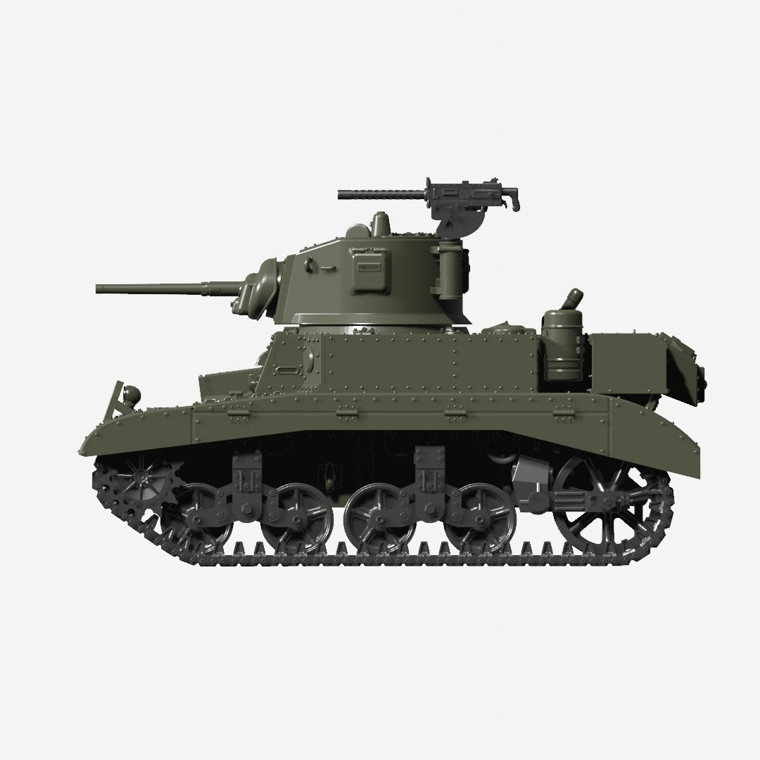 1/56 Scale M3A1 Stewart Tank
