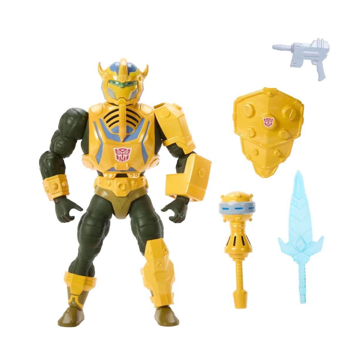 Masters of the Universe X Transformers Bumblebee Armour Man-At-Arms Action Figure