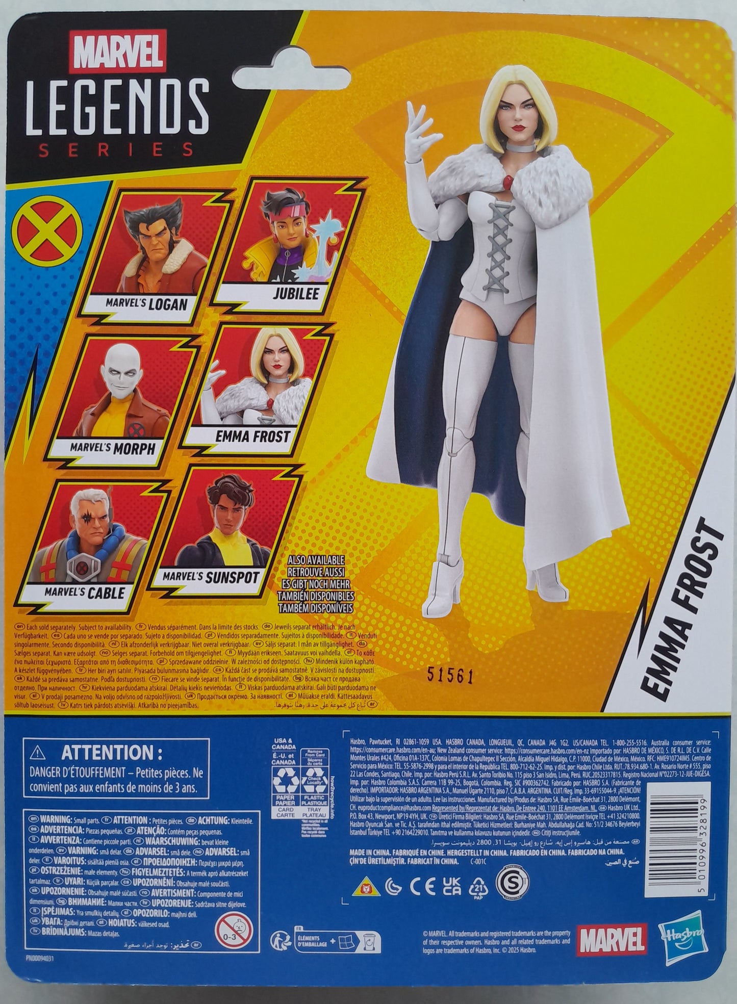 Marvel Legends X-Men ’97 Emma Frost – 6" Action Figure