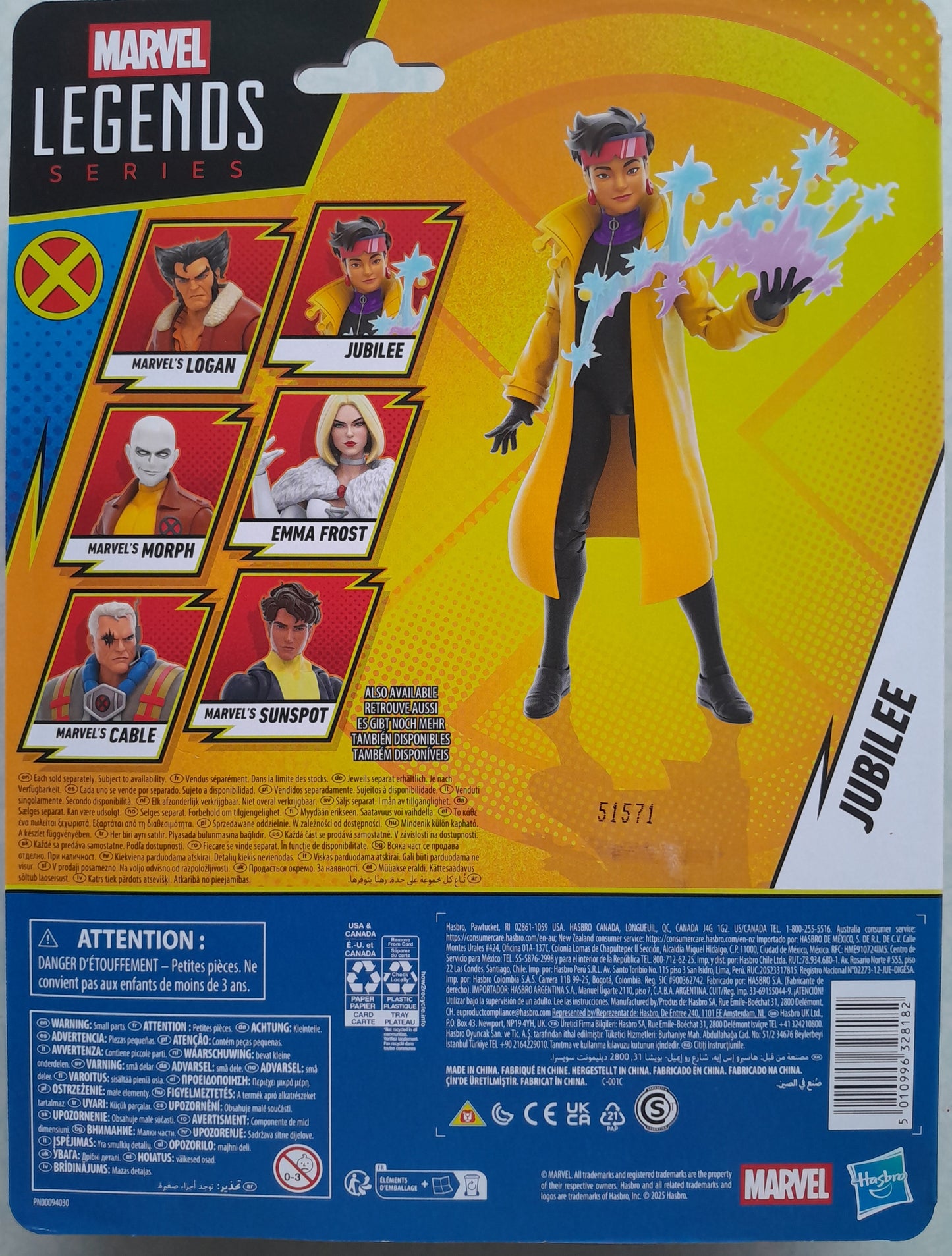 Marvel Legends X-Men ’97 Jubilee – 6" Action Figure