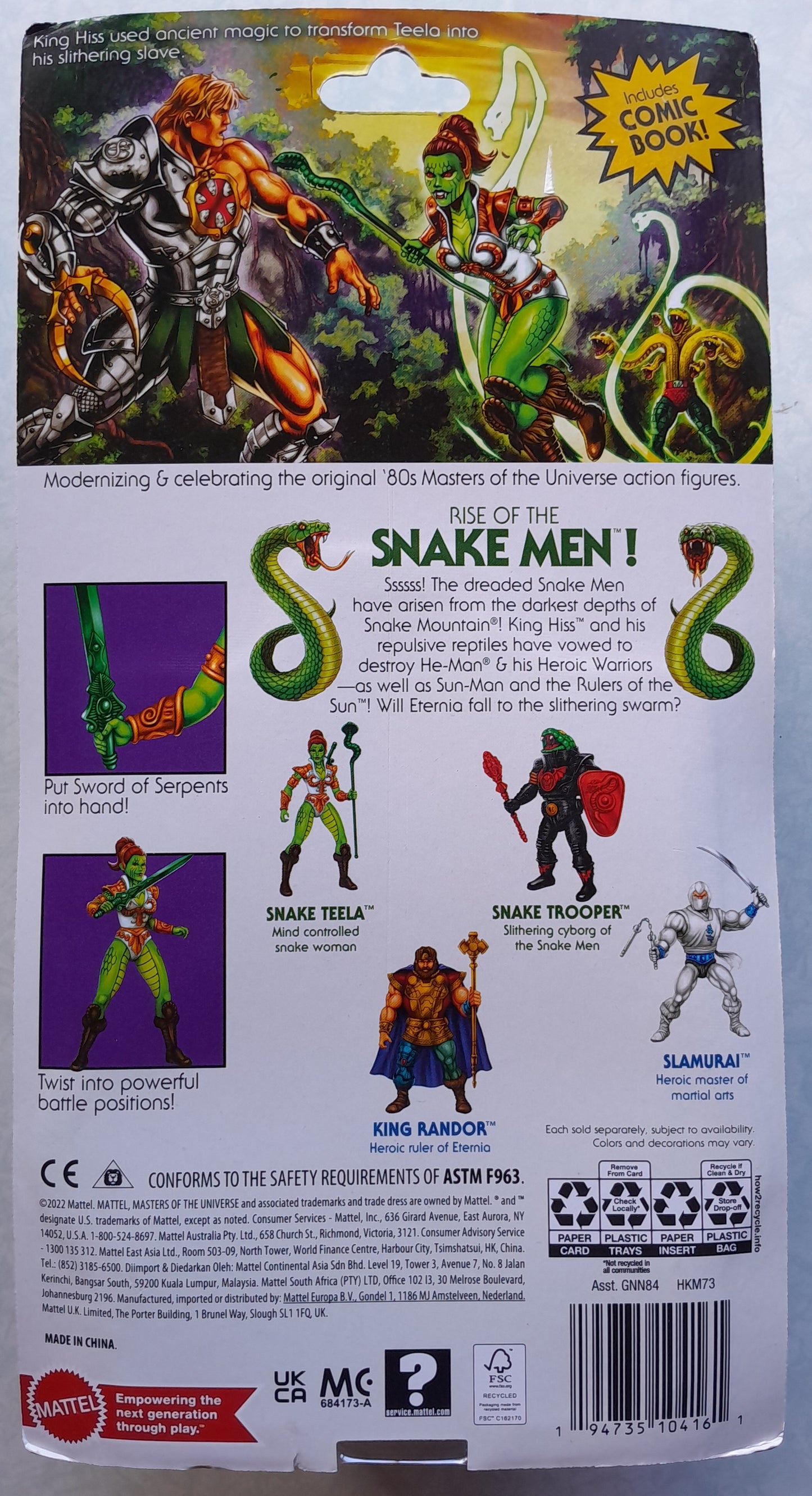 Masters Of The Universe Snake Teela