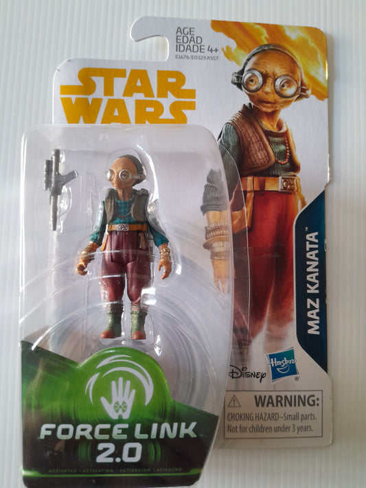 Star Wars 3.75 Force Link Maz Kanata