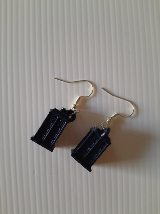 Doctor Who Tardis Earrings