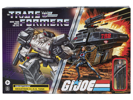 Transformers Collaborative G.I. Joe x Transformers Megatron H.I.S.S. Tank & Baroness