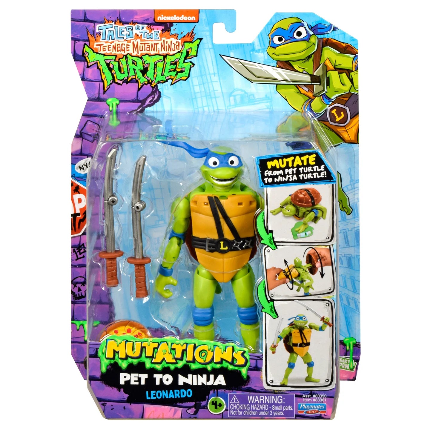 Tales of the Teenage Mutant Ninja Turtles Mutations Pet to Ninja Leonardo