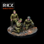 1/56 28mm Soviet Mortar Team For Tabletop Wargaming