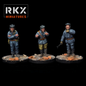 1/56 28mm Soviet Tank crew on foot For Tabletop Wargaming