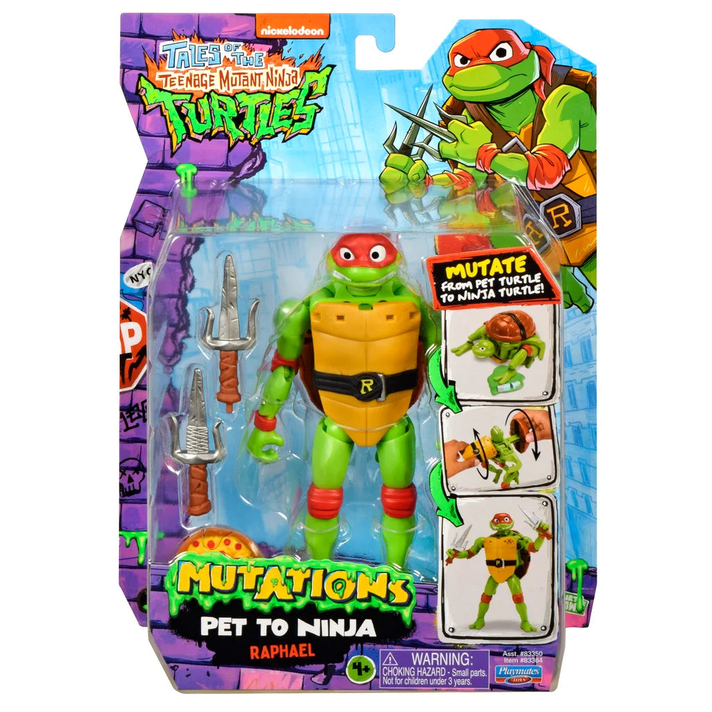 Tales of the Teenage Mutant Ninja Turtles Mutations Pet to Ninja Raphael