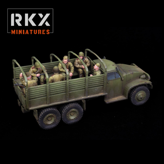 Studebaker US6 Truck – 28mm WW2 Resin Model (Soviet Lend-Lease | NZ Made | RKX Models)