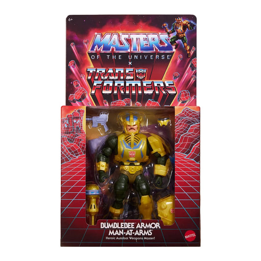 Masters of the Universe X Transformers Bumblebee Armour Man-At-Arms Action Figure