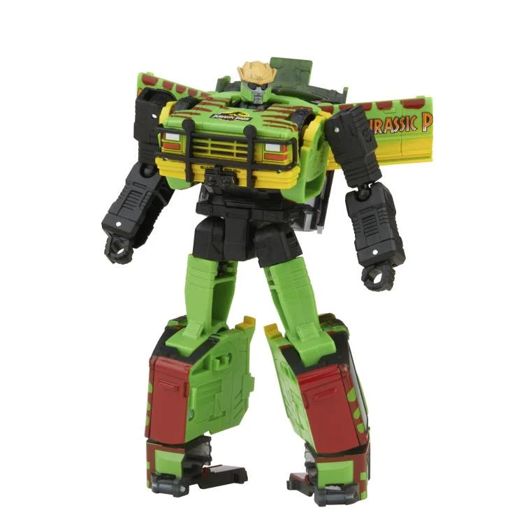 Transformers Collaborative Jurassic Park x Transformers Tyrannocon Rex and JP93 Two-Pack