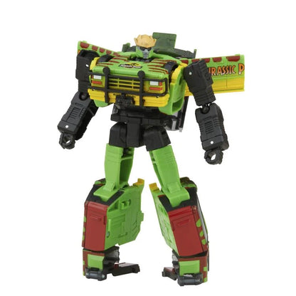 Transformers Collaborative Jurassic Park x Transformers Tyrannocon Rex and JP93 Two-Pack