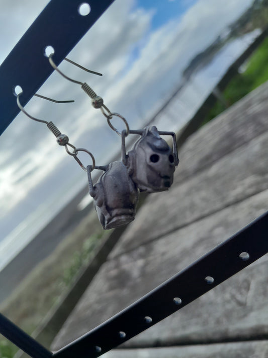 Doctor Who Cyberman Earrings