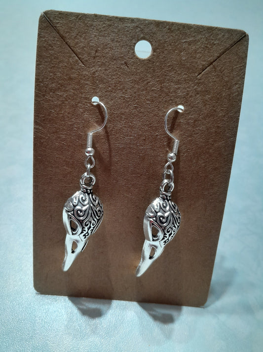 Bird Skull Earrings